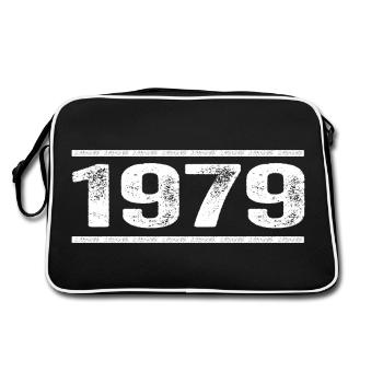 1979 Retro 1979 Birthday 1979 Vintage 1979 - Retro Bag - black/white - Back