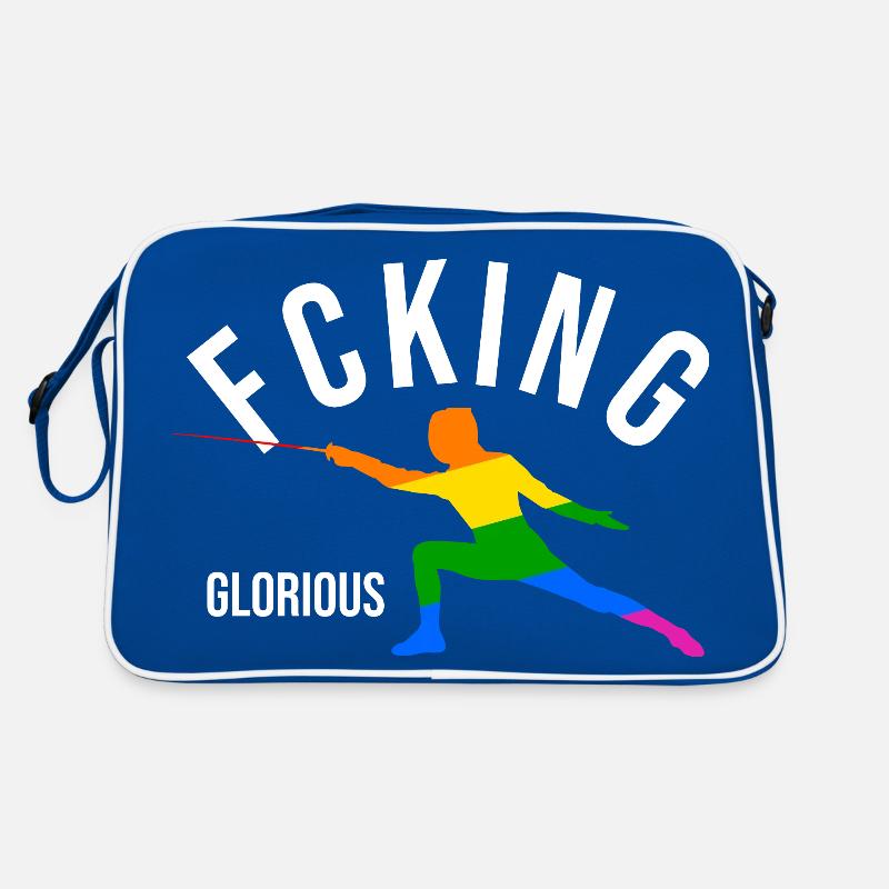 Fcking Glorious Fechter Retro Tasche