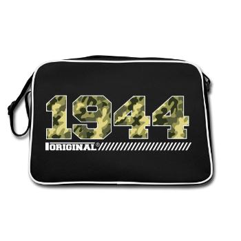 Cadeau d’anniversaire 1944 Vintage 1944 Army - Sac Retro - noir/blanc - Dos