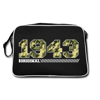 Cadeau d’anniversaire 1943 Vintage 1943 Armée - Sac Retro - noir/blanc - Dos