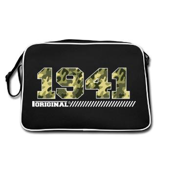 Cadeau d’anniversaire 1941 Vintage 1941 Armée - Sac Retro - noir/blanc - Dos