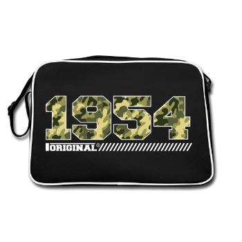 Cadeau d’anniversaire 1954 Vintage 1954 Army - Sac Retro - noir/blanc - Dos