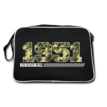 Cadeau d’anniversaire 1951 Vintage 1951 Armée - Sac Retro - noir/blanc - Dos