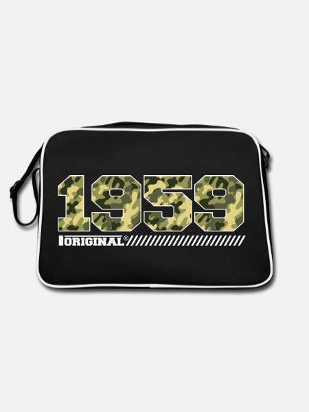 Cadeau d’anniversaire 1959 Vintage 1959 Army - Sac Retro - noir/blanc - Dos