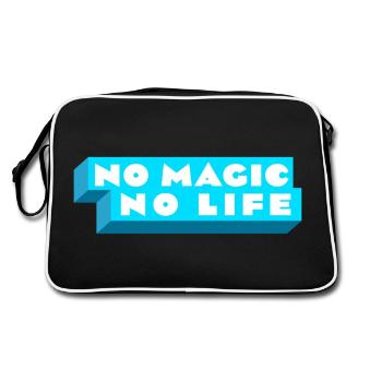 Pas de magie, pas de vie - Sac Retro - noir/blanc - Dos