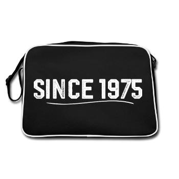 Legendary since 1975 birthday gift 1975 - Retro Bag - black/white - Back