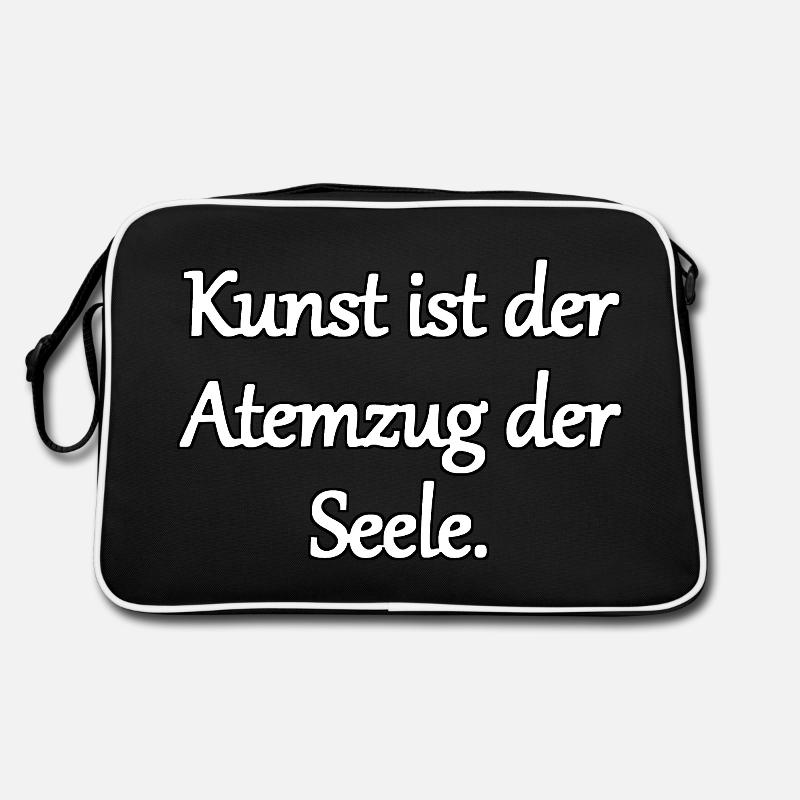 Die Seele der Kunst Retro Tasche