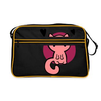 little kitty - Sac Retro - noir/or - Devant