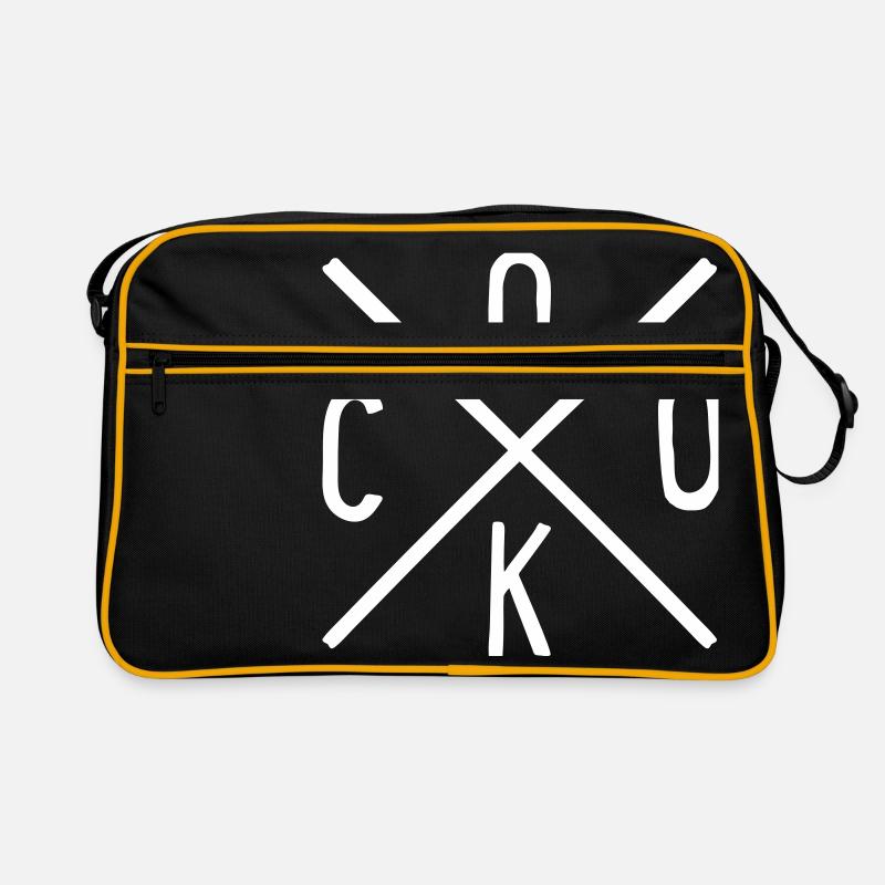 Koch - Retro Tasche - Schwarz/Gold