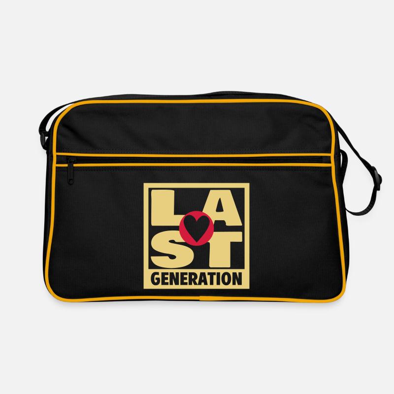 Letzte Generation | Farben änderbar Retro Tasche