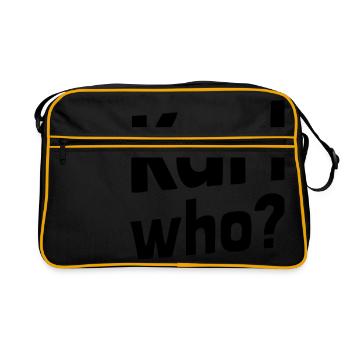 Charles who? (1a) - Retro Bag - black/gold - Front