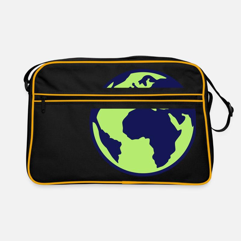 Earth - World - Globe - 2C Retro Bag