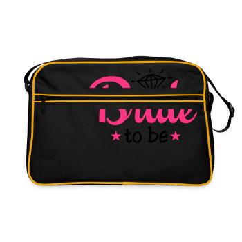 bride to be with diamond 2c - Sac Retro - noir/or - Devant
