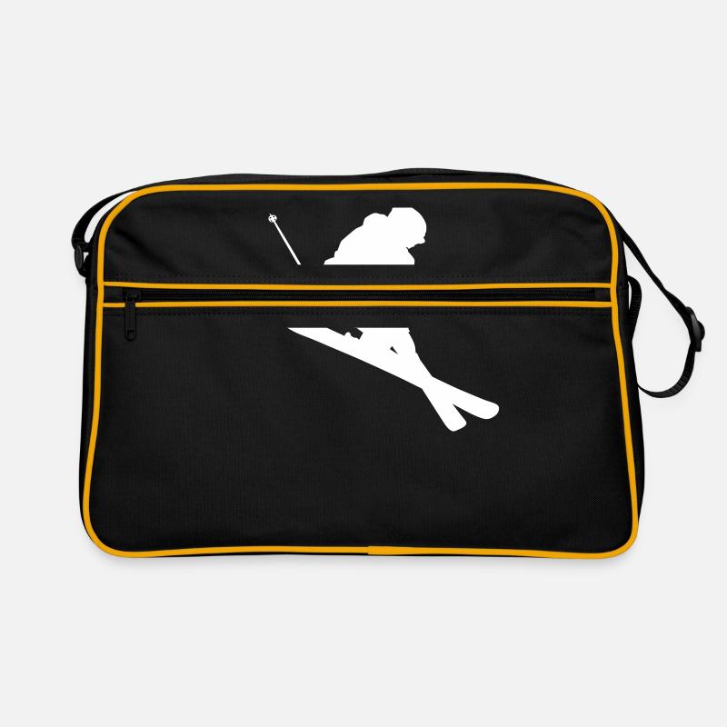 Ski -Jump blanc Sac Retro