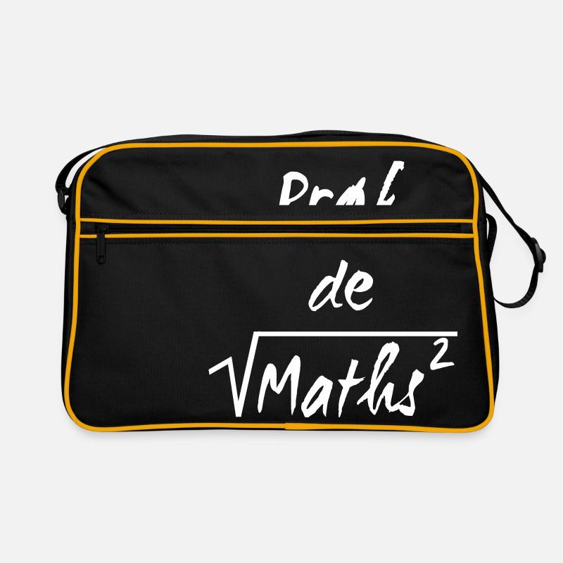 Prof de maths - Retro Tasche - Schwarz/Gold