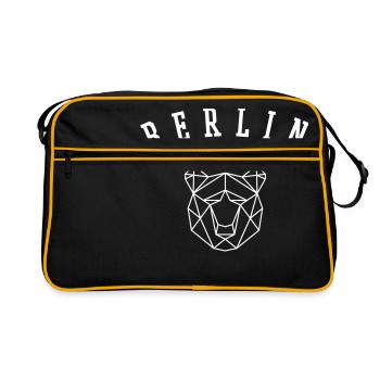 BERLIN - Retro Bag - black/gold - Front