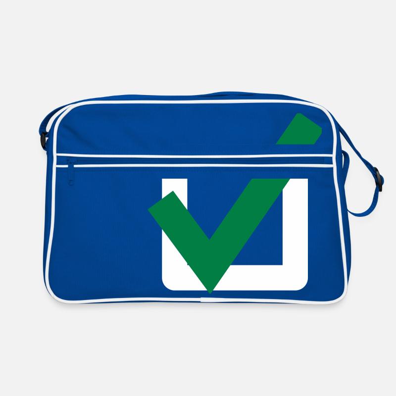 Hook Check Mark Icon Icon Retro Bag