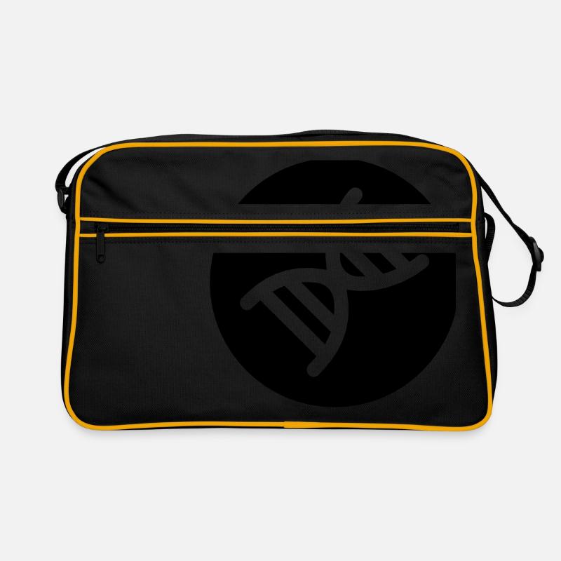 DNA Doppelhelix Retro Tasche