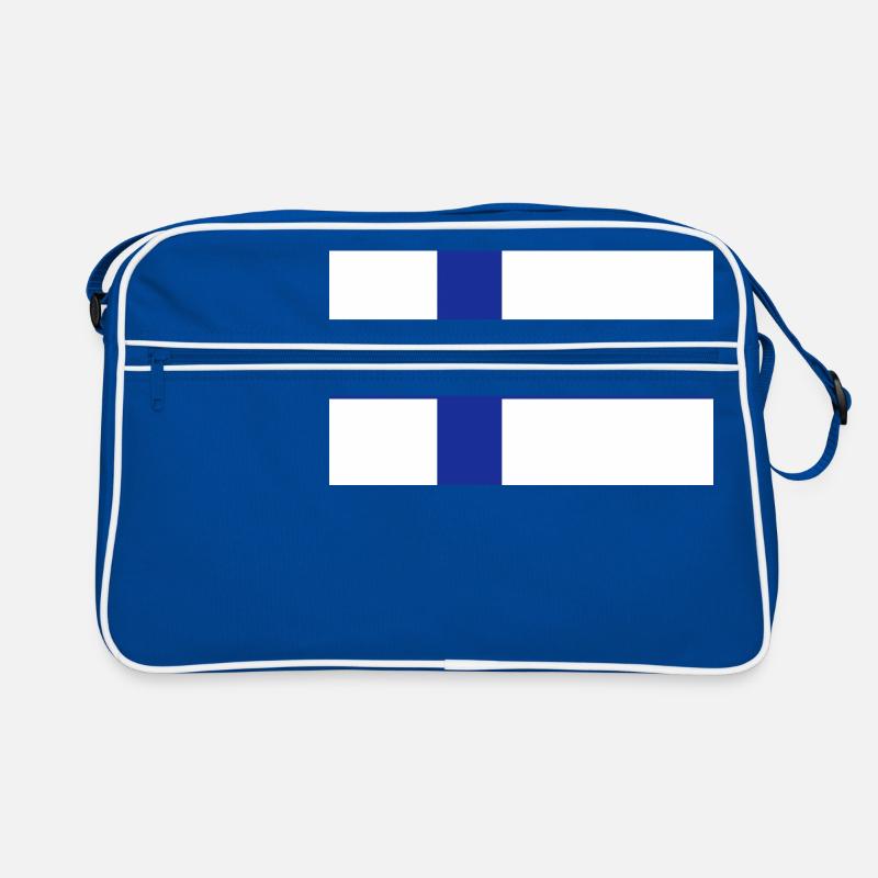National Flag of Finland Retro Bag