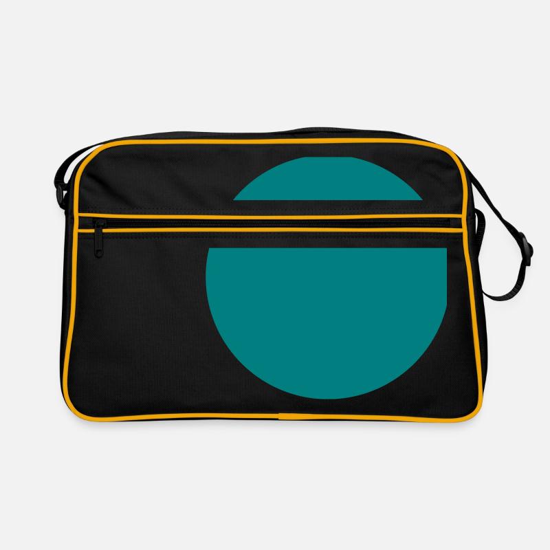 A blue circle Retro Bag