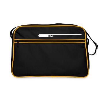 Loading bar / / loads / / / / load the loading / / - Retro Bag - black/gold - Front