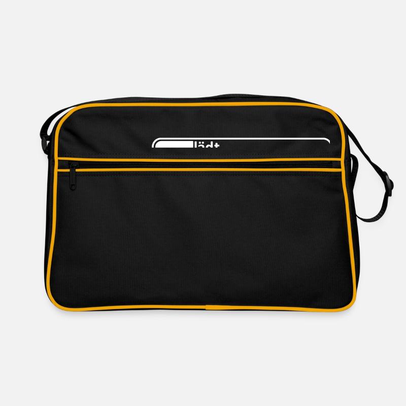 Ladebalken //lädt //laden //loading// Dauer //Zeit Retro Tasche
