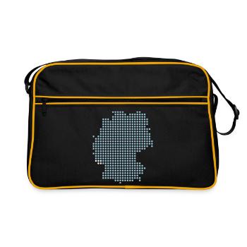 Saarland - Saarbrücken - Retro Bag - black/gold - Front
