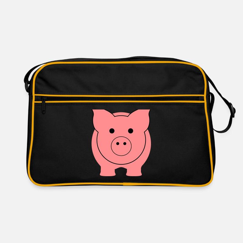 schweinchen_2fb Retro Tasche