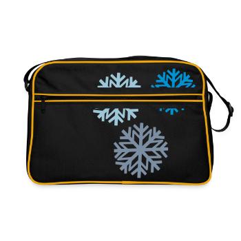snowflake 2 - Retro Bag - black/gold - Front