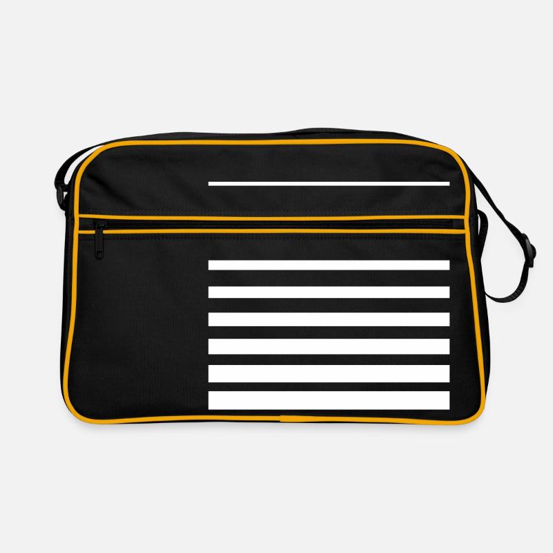 Lines Gradient Graphic Retro Bag