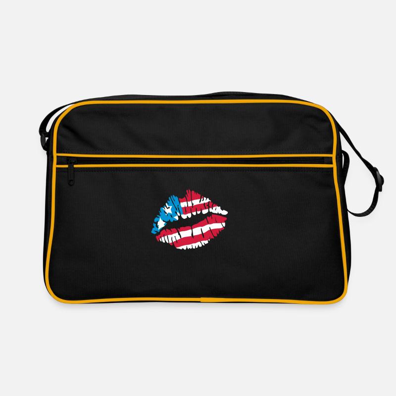 Drapeau americain Sac Retro