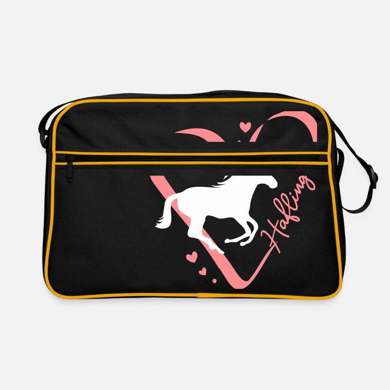 Haflinger Herz Retro Tasche