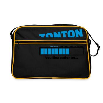 tonton en cours - Sac Retro - noir/or - Devant