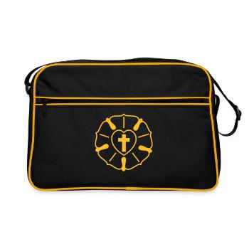 Luther - rose - Sac Retro - noir/or - Devant