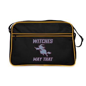 Les sorcières sont autorisées à le faire | Couleurs changeantes - Sac Retro - noir/or - Devant