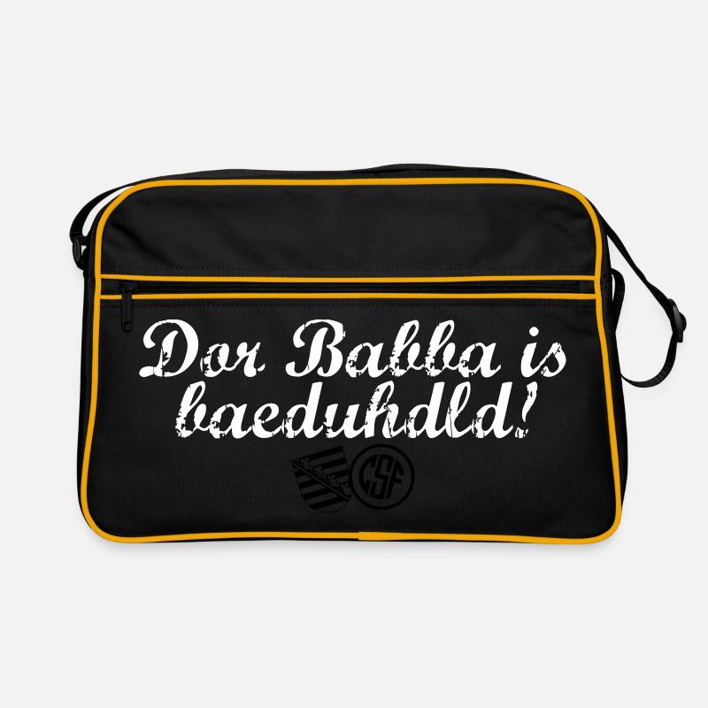 Dor Babba is bäduhdld Retro Tasche