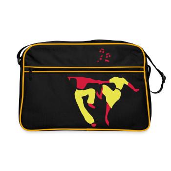 Dance by Patjila - Sac Retro - noir/or - Devant
