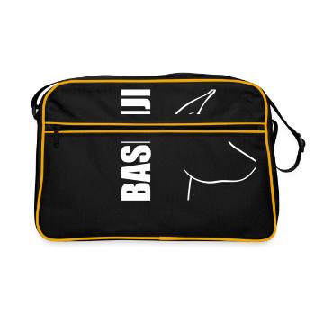 PROFIL BASENJI - Sac Retro - noir/or - Devant