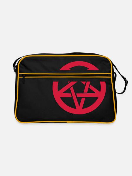 Pentagram - Retro Bag - black/gold - Front