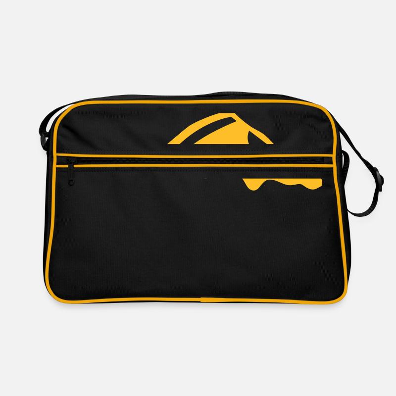 Pizza slice with cheese Retro Bag