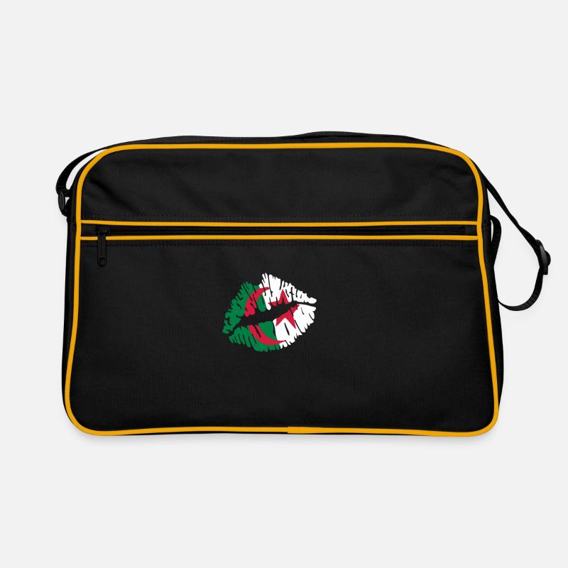 Algerien - Retro Tasche - Schwarz/Gold