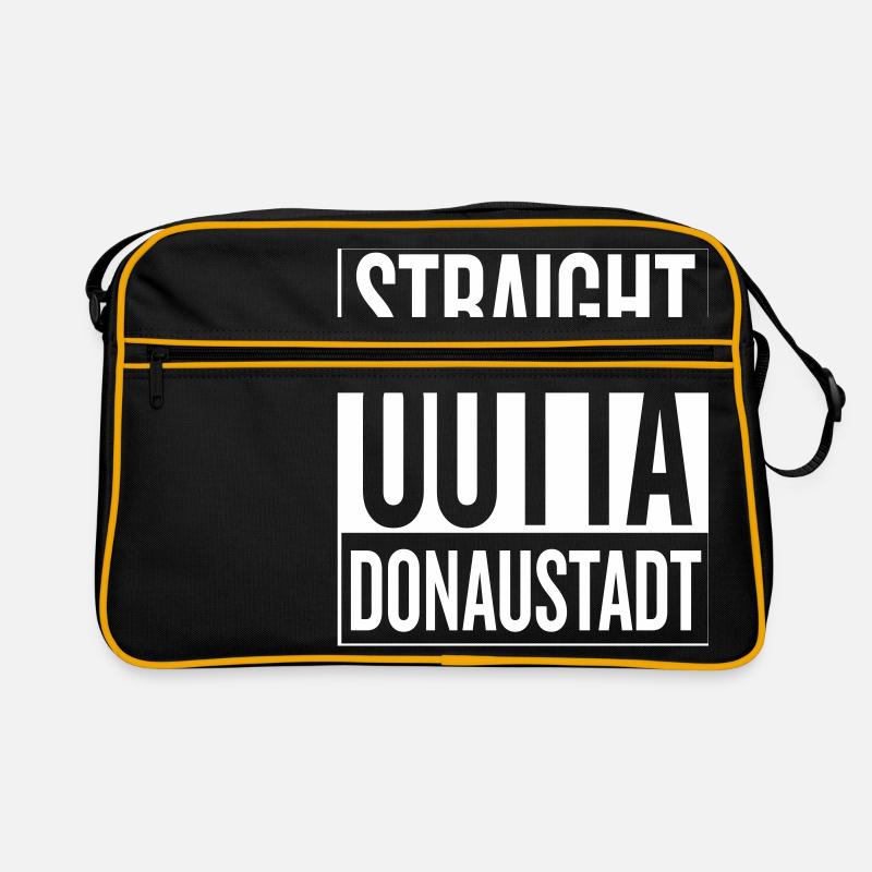 STRAIGHT OUTTA DONAUSTADT Retro Tasche