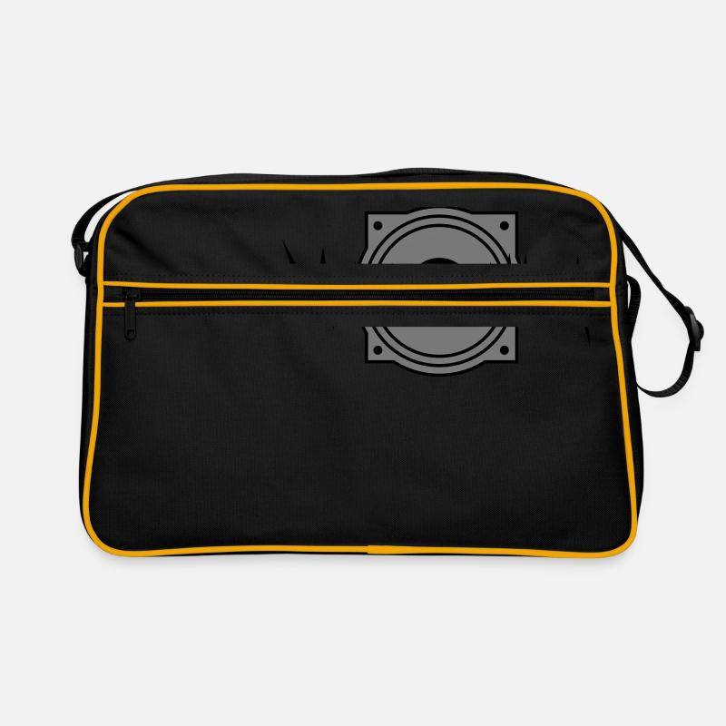 woofer basse techno rythme sonore de boîte à Sac Retro