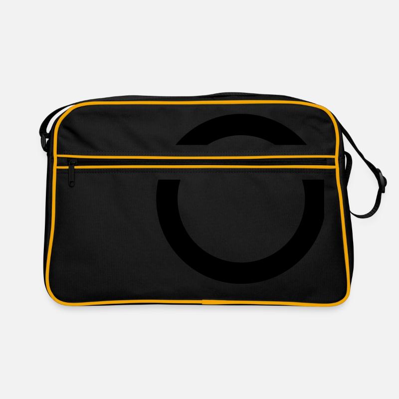Ring circle style hipster icon Mathematics Retro Bag