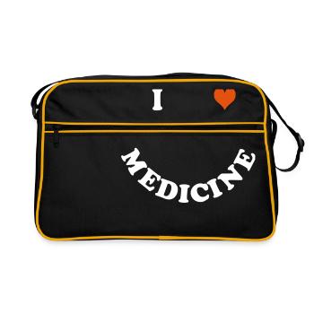 Médecine - Sac Retro - noir/or - Devant