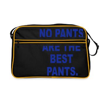 NO PANTS - BEST - Sac Retro - noir/or - Devant