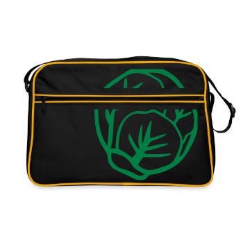 Brussels sprouts - Retro Bag - black/gold - Front