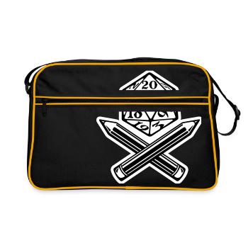 Rollenspiel Jolly Roger - Retro Tasche - Schwarz/Gold - Vorne