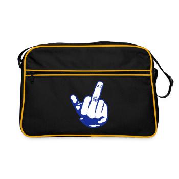 Fuck - Sac Retro - noir/or - Devant