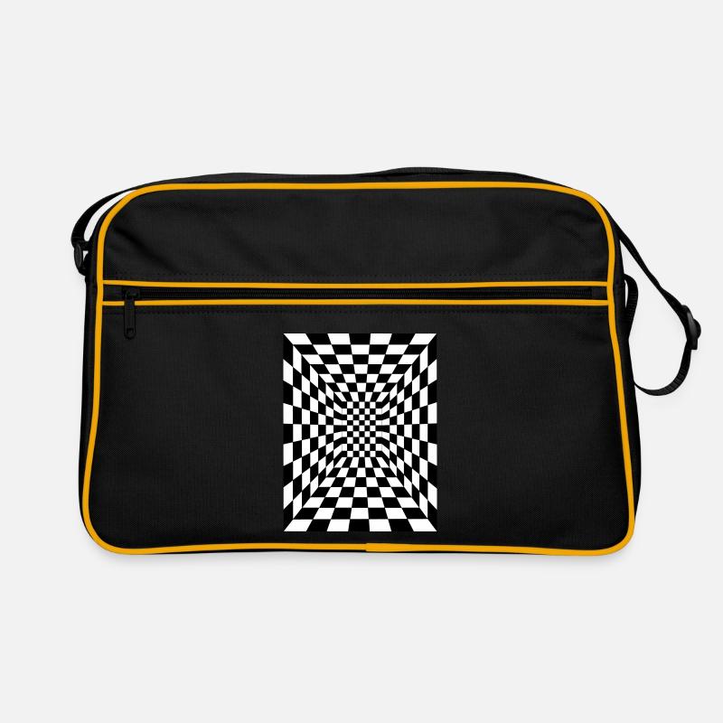 optische Illusion 17 Retro Tasche
